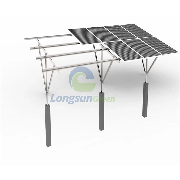 Piling solar mounting system